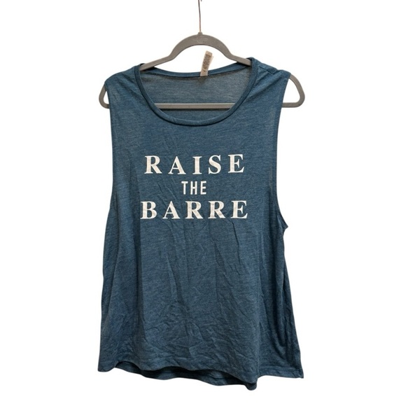 Tops - Raise the Barre Blue Workout Top Size XL